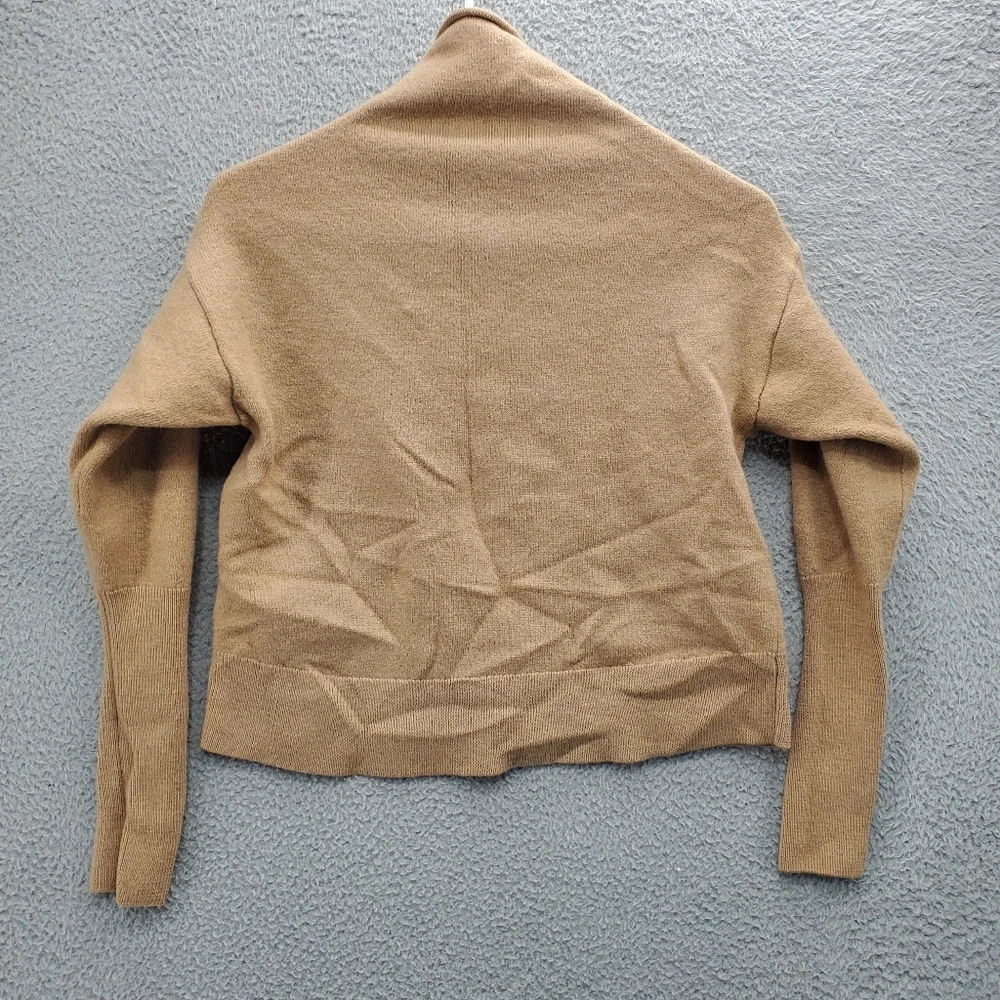 Wilfred Cyprie Sweater Womens Medium Merino Wool Mockneck Tan